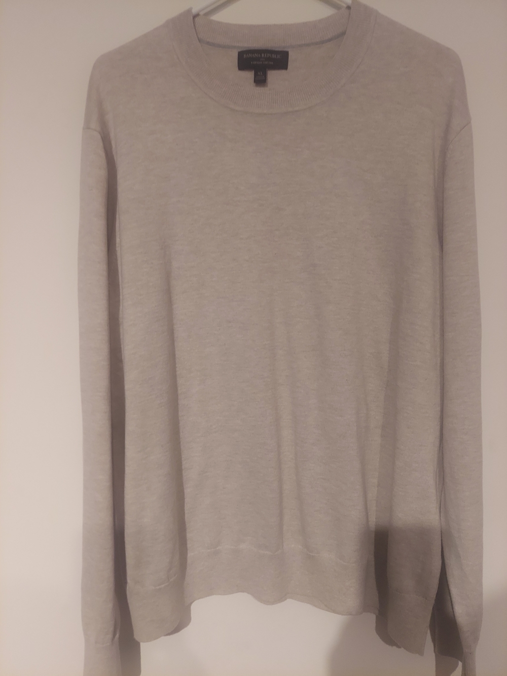 NWOT - Banana Republic Light Tan Crewneck Sweater